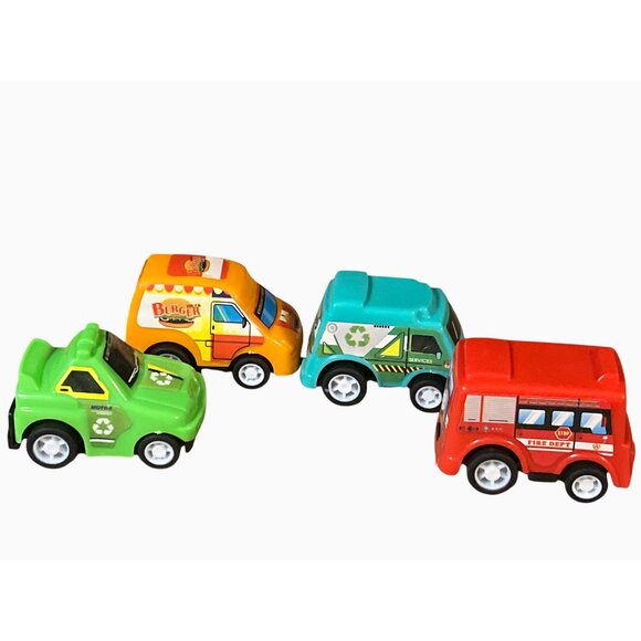 Bulk Colorful Vehicle Toy Custom Lot Police Patrol Cars Trucks Multi Color - Picture 2 of 9